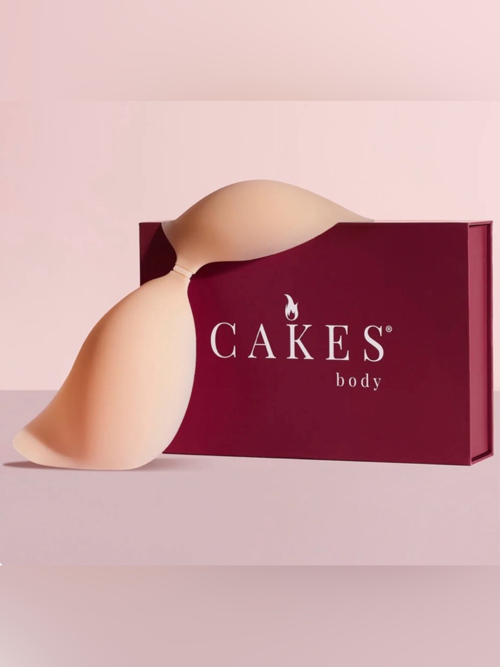 Cakes Body Cleavage Bra in Medium Honey (light tan adhesive bra)